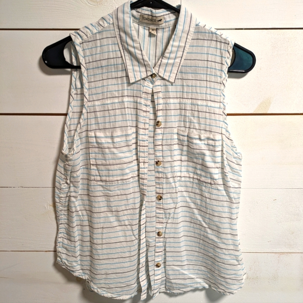 Toad&co button down tank